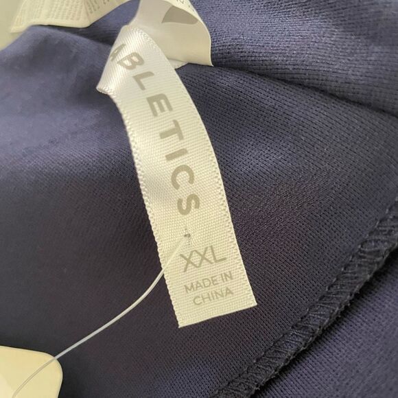 Fabletics Navy Ponte Skinny Zip Split Pant Size XXL - Picture 3 of 11